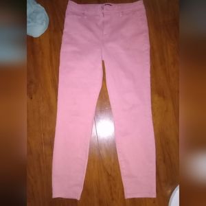 High rise skinny jeans